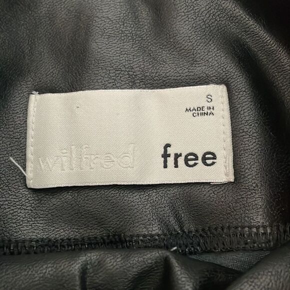 Wilfred Free Faux Leather Leggings Size Small - Picture 6 of 13